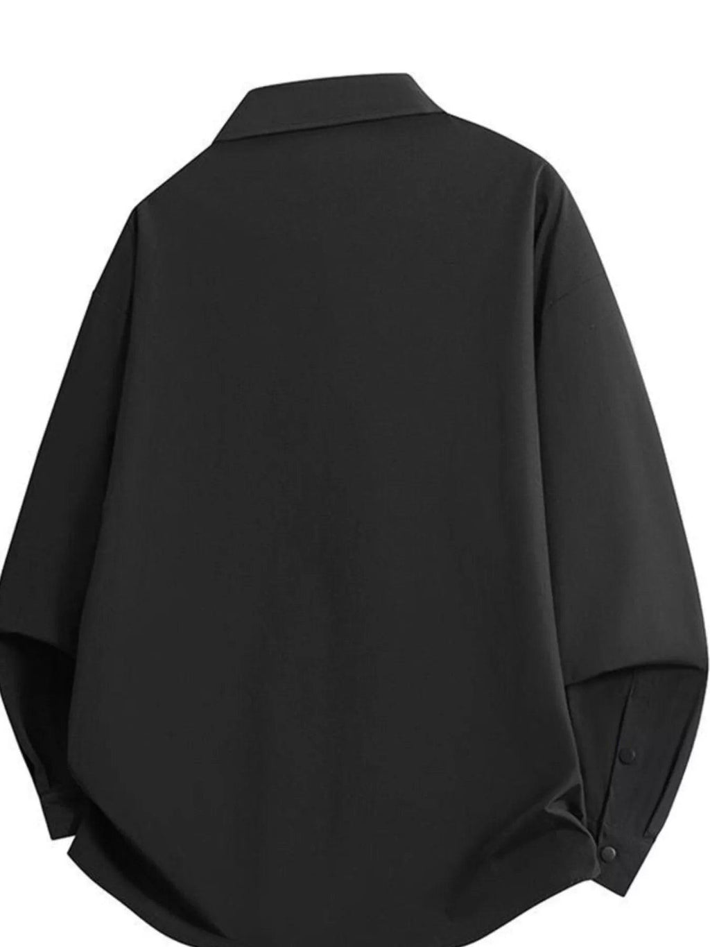 Snap-Down Long Sleeve Shacket trendy women's fashion | Sneha Styles